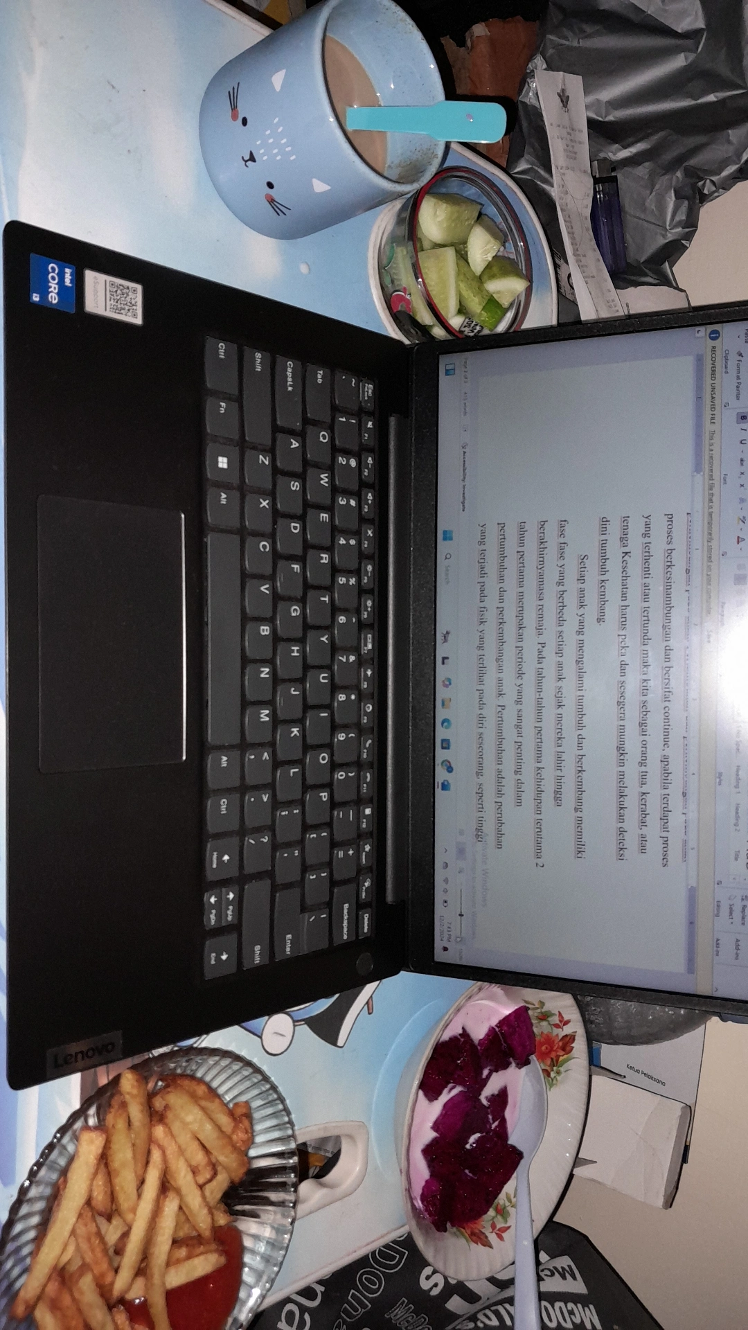 Foto laporan Laptop Lenovo V14 G3 + kabel cas (HB2606)