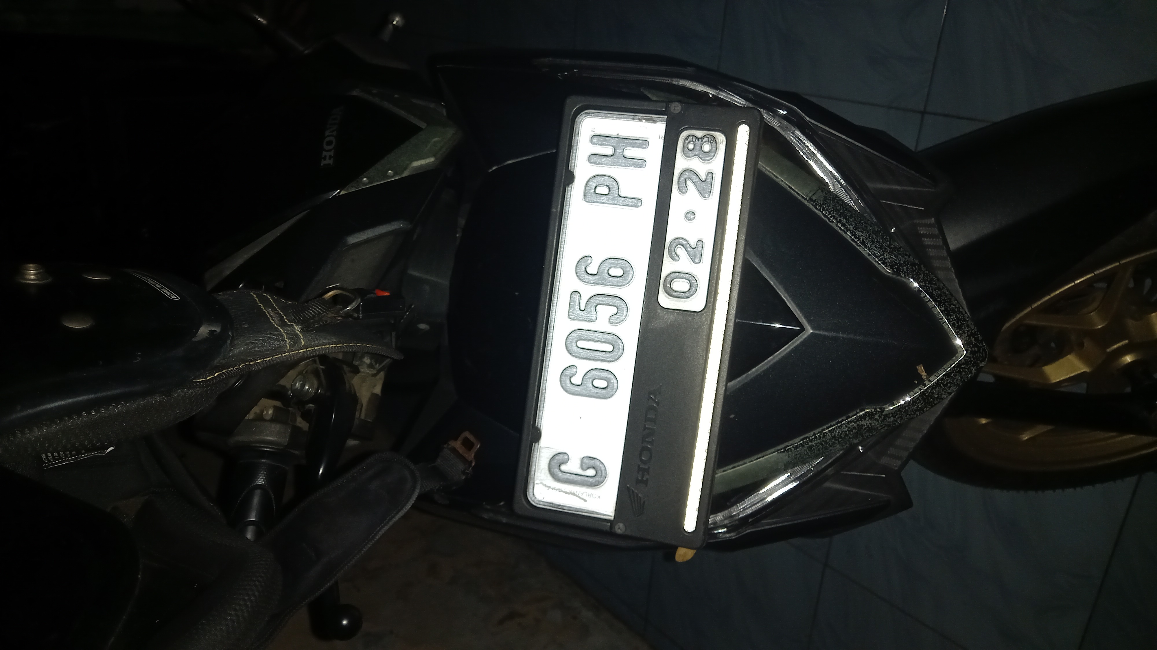 Foto laporan Plat nomor (HB2620)