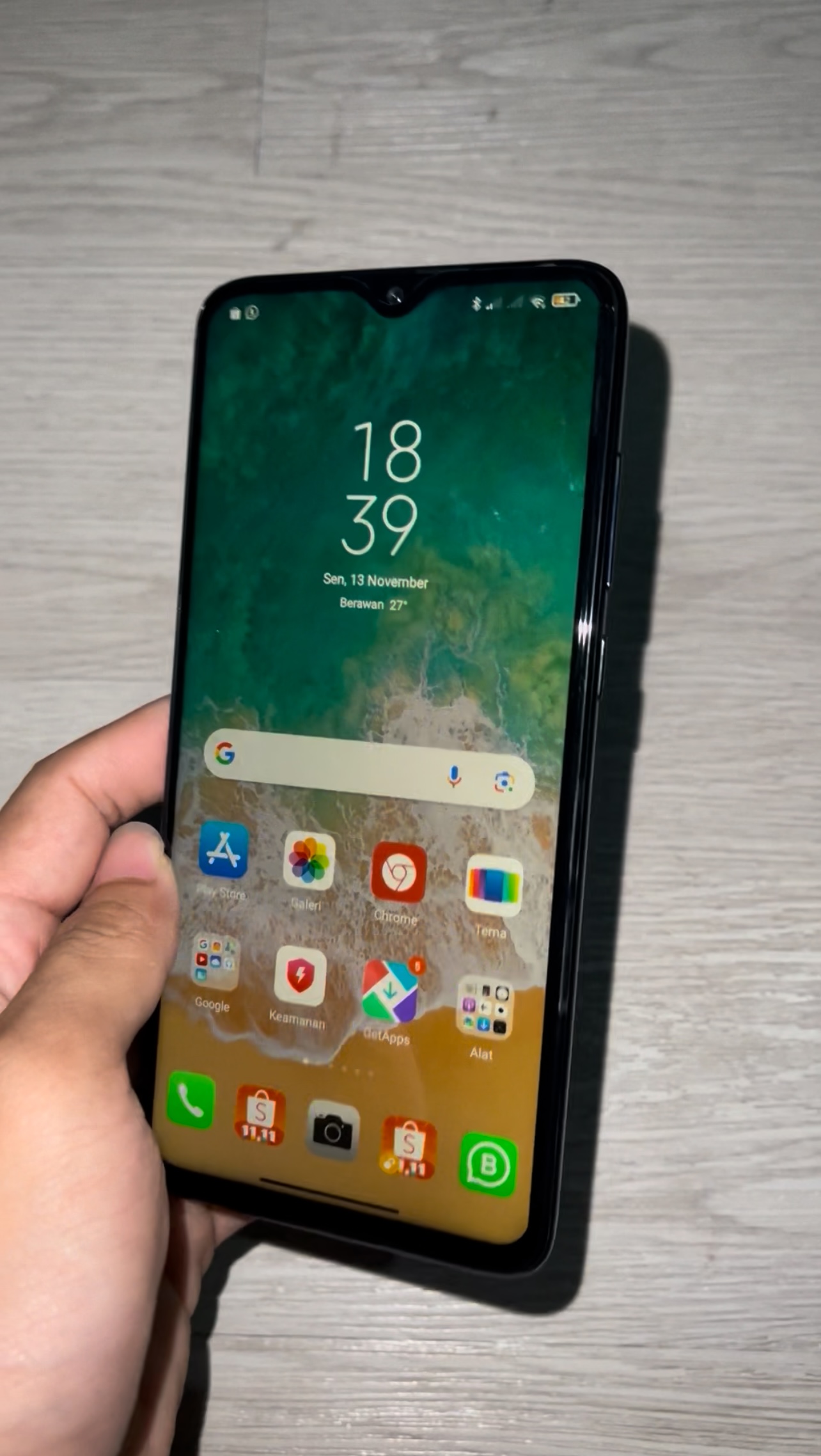 Foto laporan Hp Xiaomi warna hitam (HB2702)