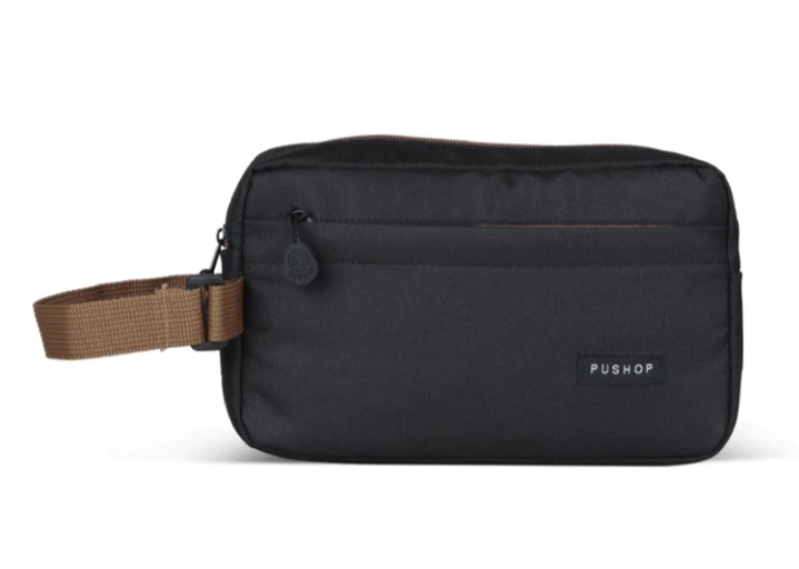 Foto laporan Pounch Bag Hitam berisi dompet dan charger (HB2750)