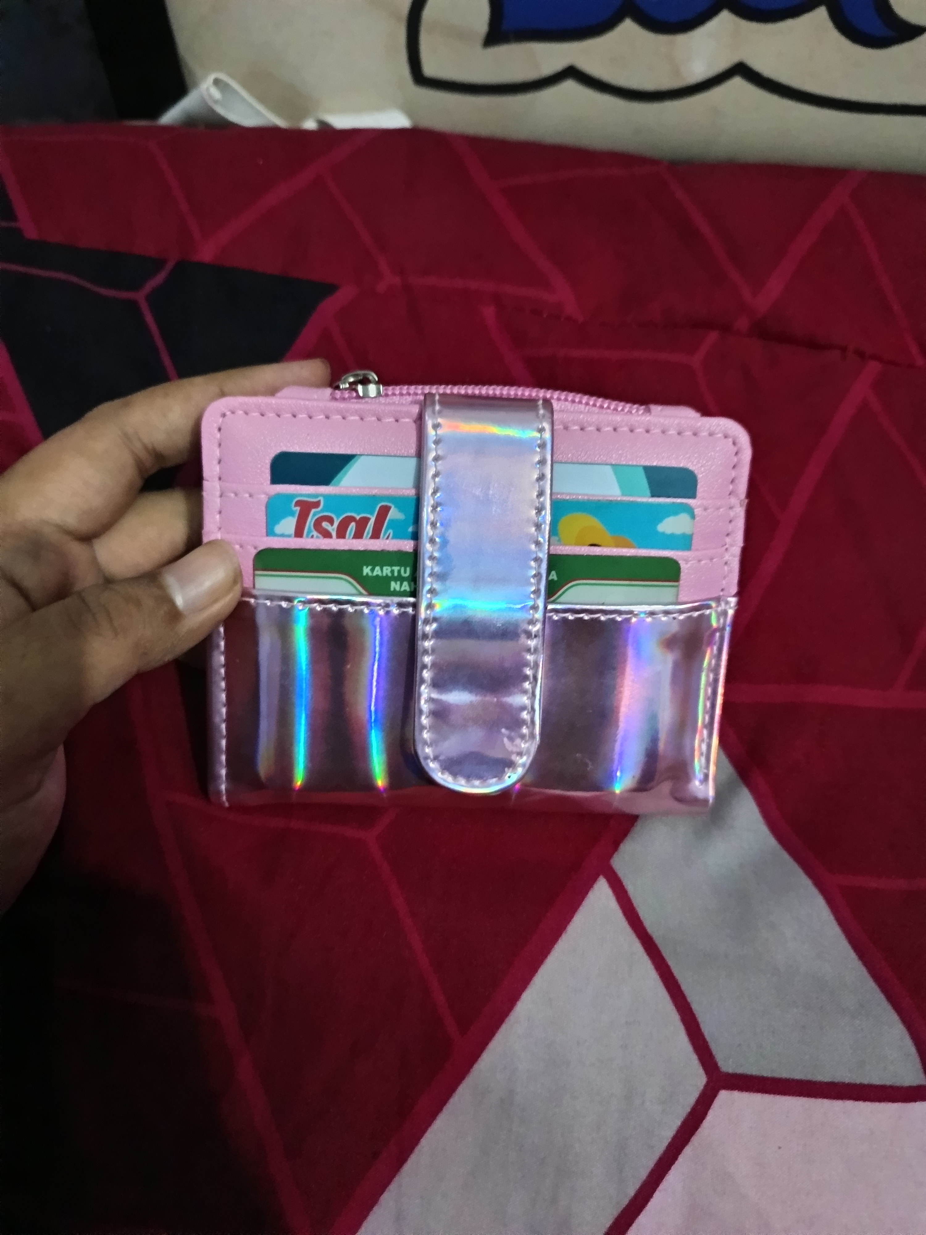 Foto laporan Dompet warna pink (HB2766)