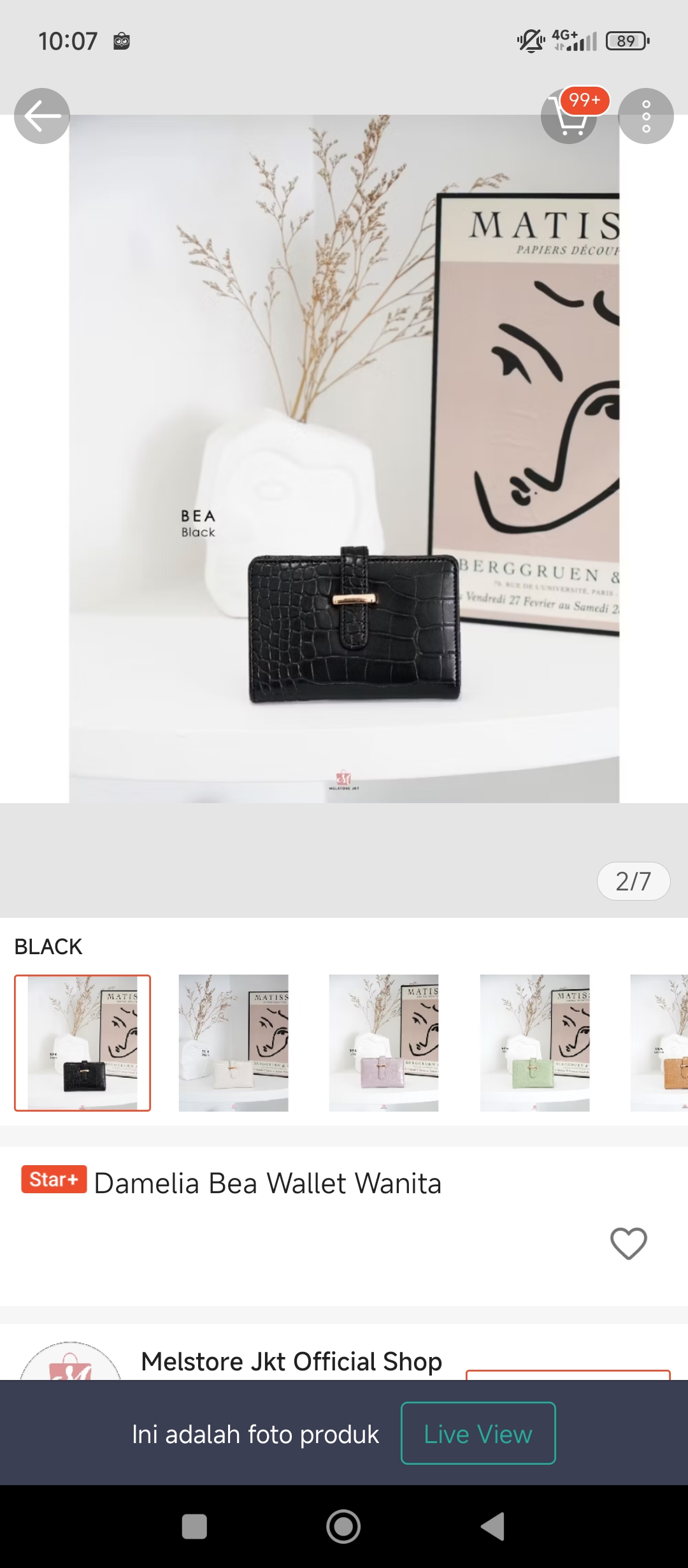 Foto laporan Dompet warna hitam berisi uang tunai & kartu2 lainnya (HB2820)