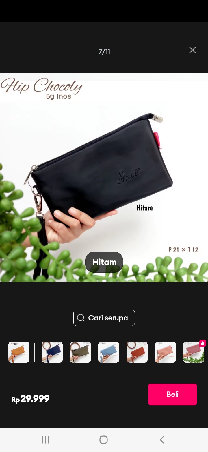 Foto laporan Dompet wanita warna hitam (HB2881)