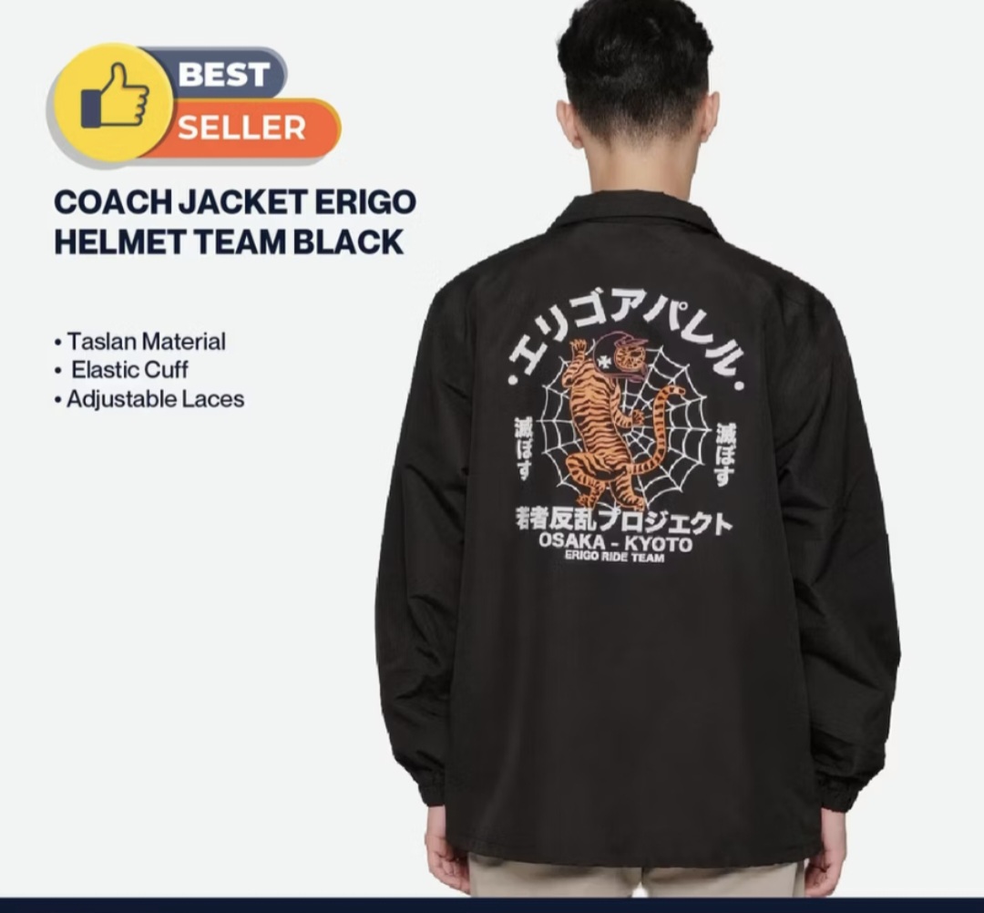 Foto laporan coach jacket erigo (HB3260)