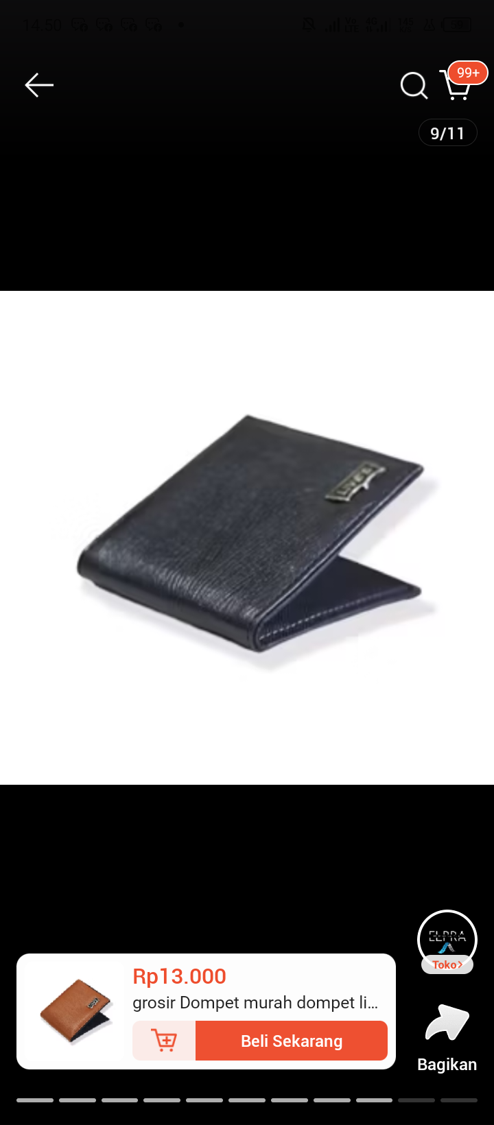Foto laporan Dompet,Kartu pelajar Smk Ma'arif NU Tirto,Uang 462k (HB3276)