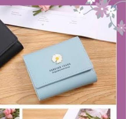 Foto laporan Dompet warna hijau ada bunganya (HB3434)
