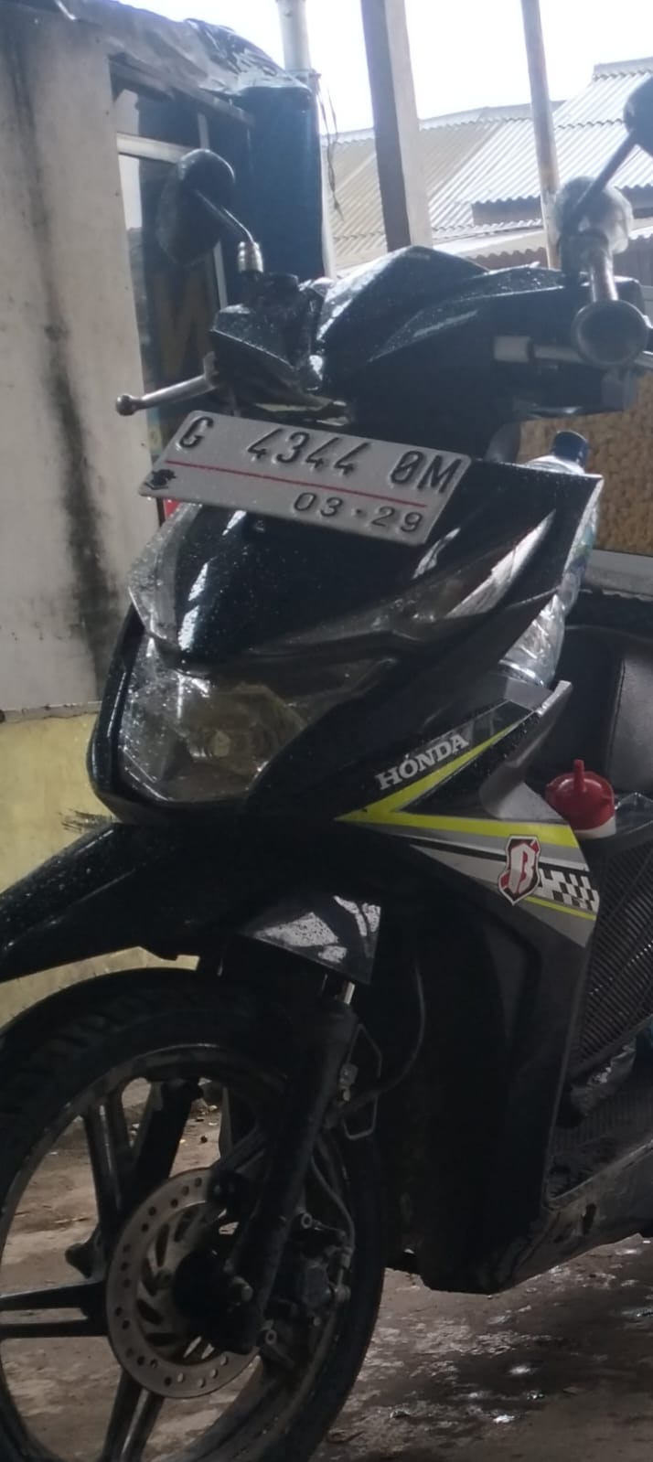 Foto laporan motor beat warna hitam no pol G 4344 OM (HB3474)