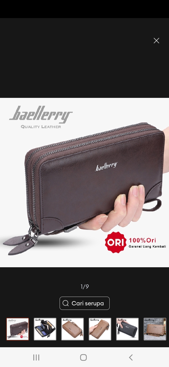 Foto laporan Dompet coklat panjanh (HB3497)