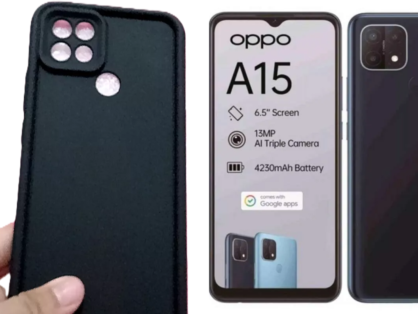 Foto laporan HP OPPO A15 BERWARNA BIRU DONGKER AGAK HITAM (HB3553)