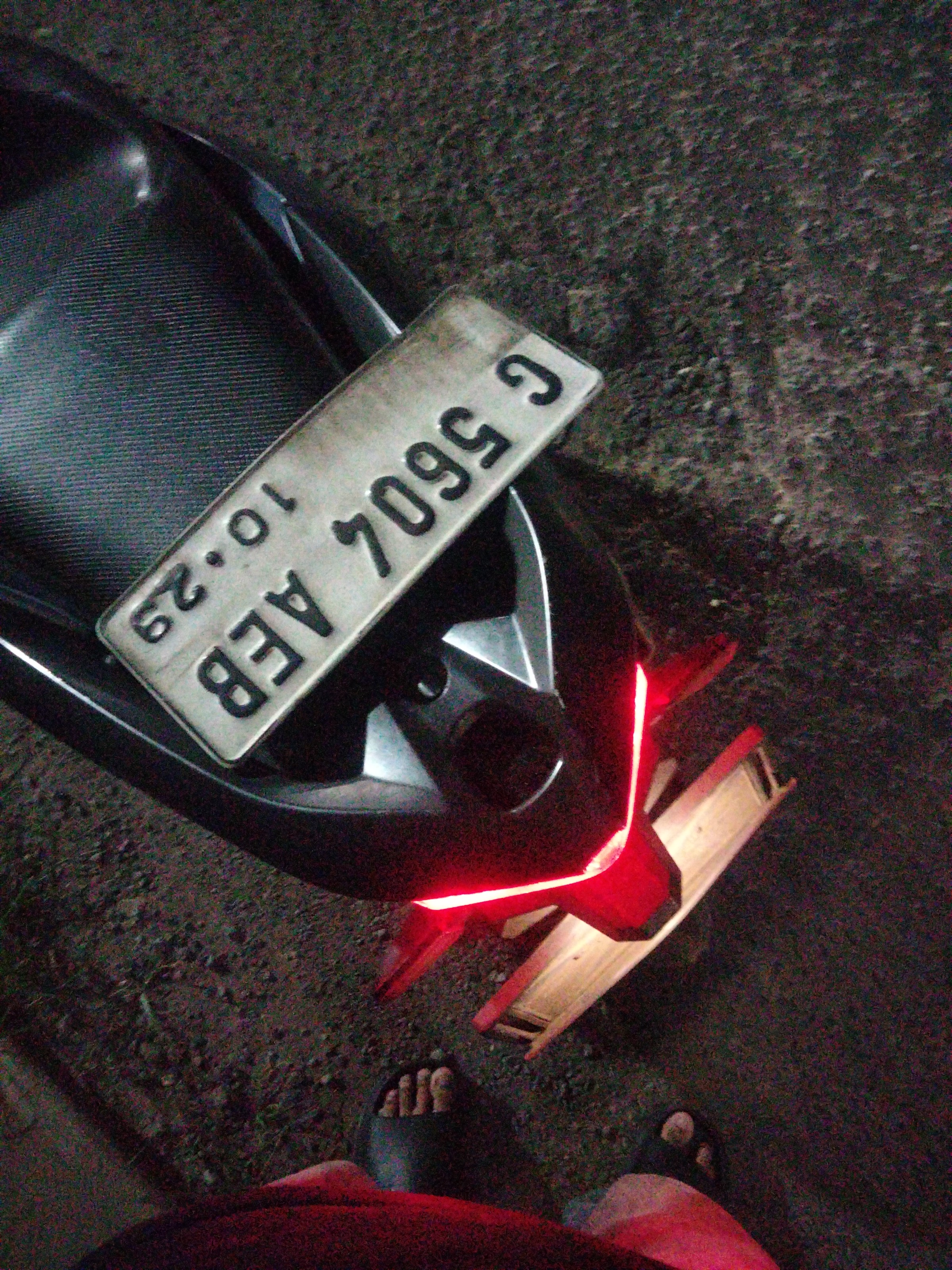 Foto laporan Plat nomor polisi (HB3752)