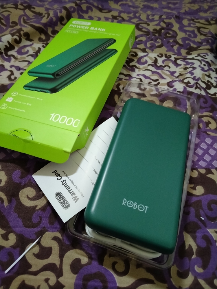 Foto laporan POWERBANK (robot) + cas (HB3771)
