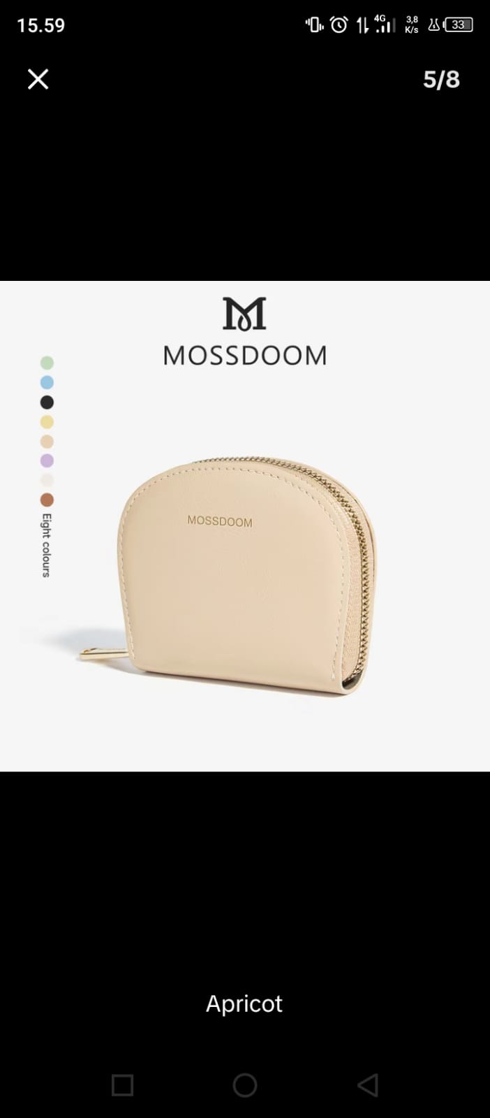 Foto laporan Dompet berwarna crem (HB3819)