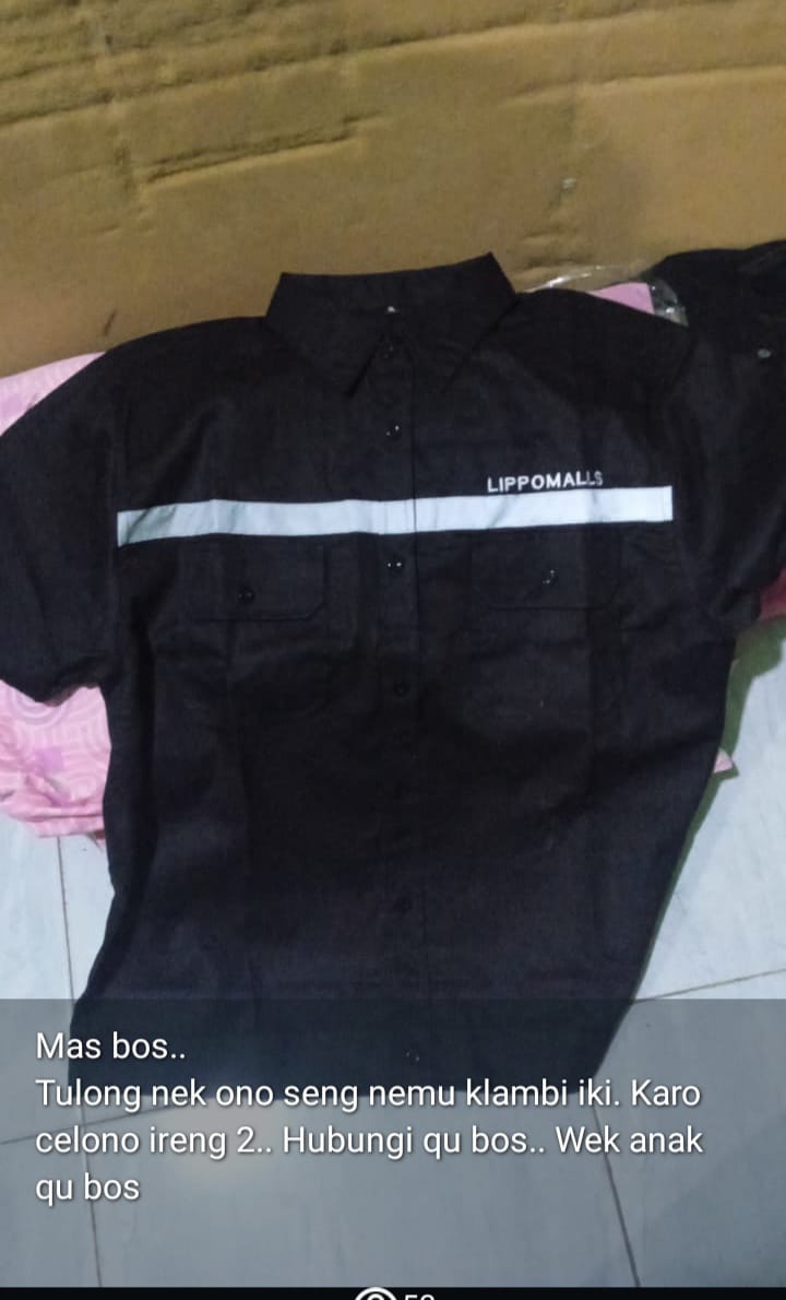 Foto laporan Seragam kerja engenering Lippo mall (HB3912)