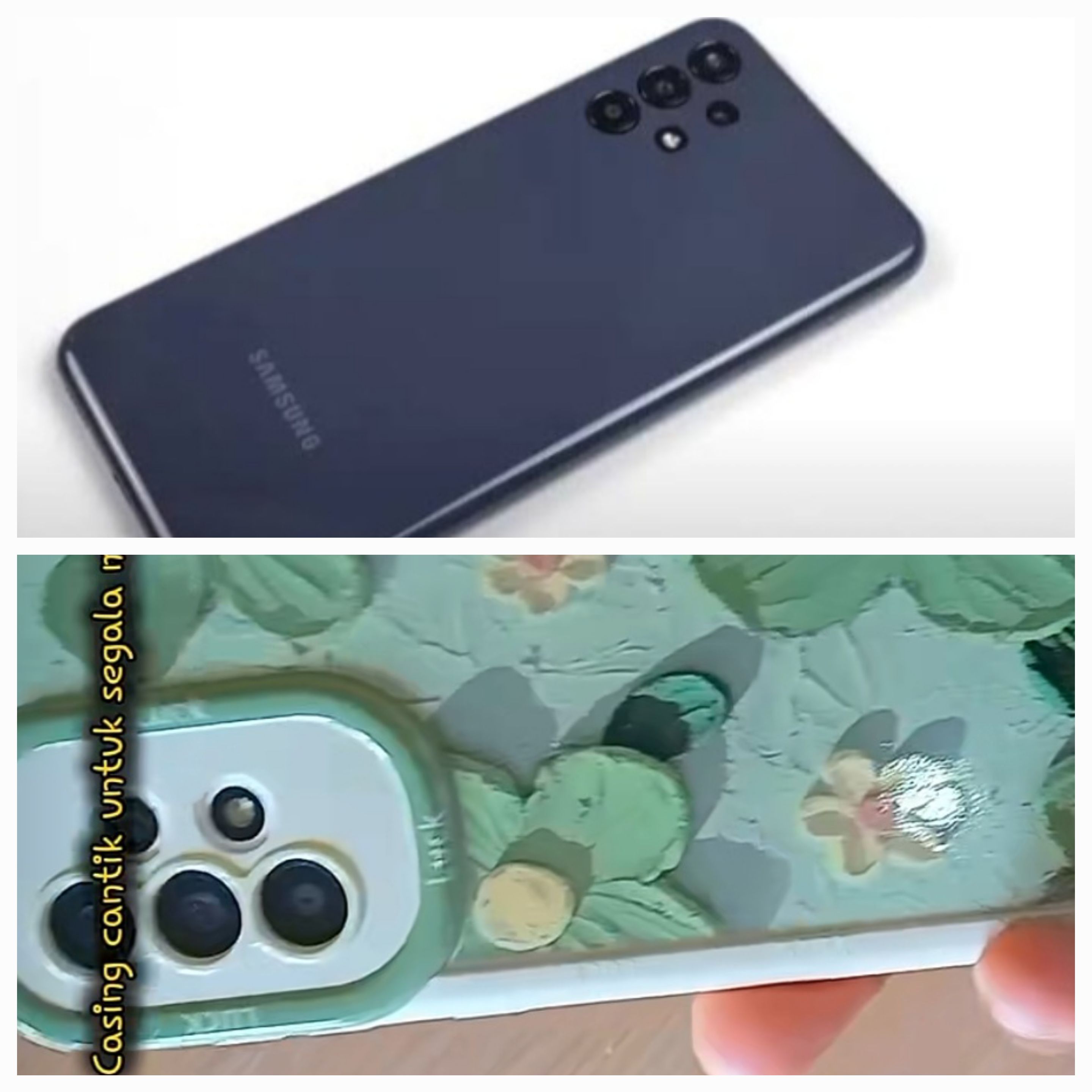 Foto laporan HP Samsung Case Bunga Hijau (HB4027)