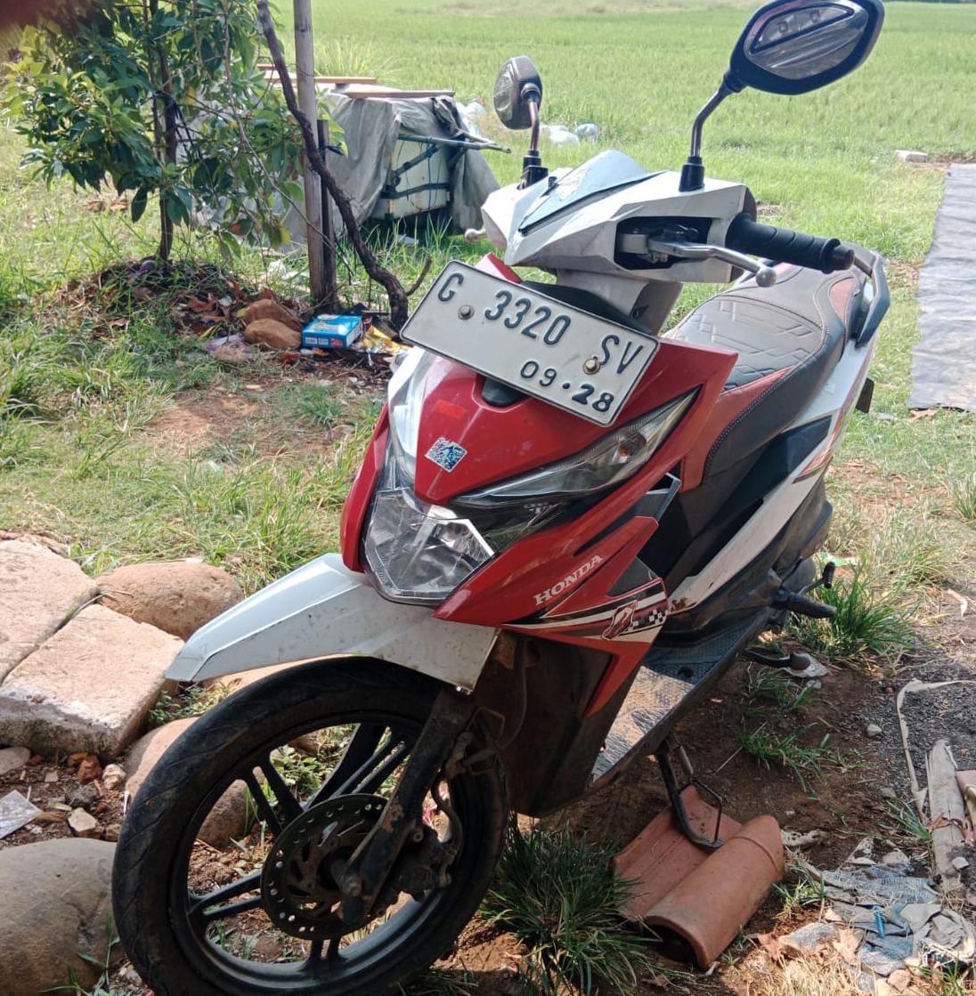 Foto laporan Motor beat merah hitam 2018 (HB4089)