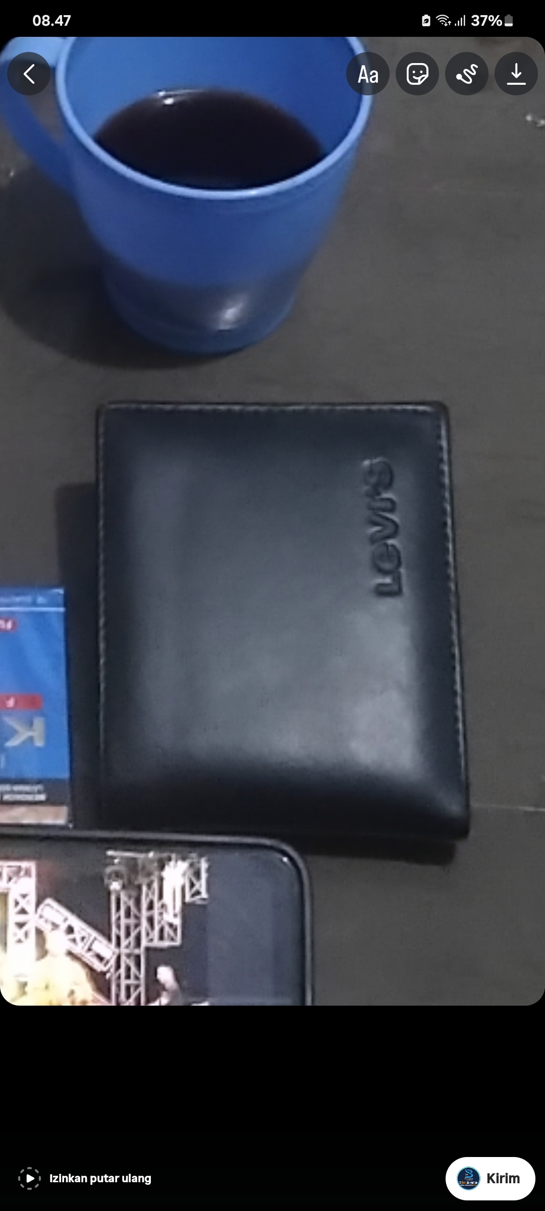 Foto laporan dompet (HB4243)