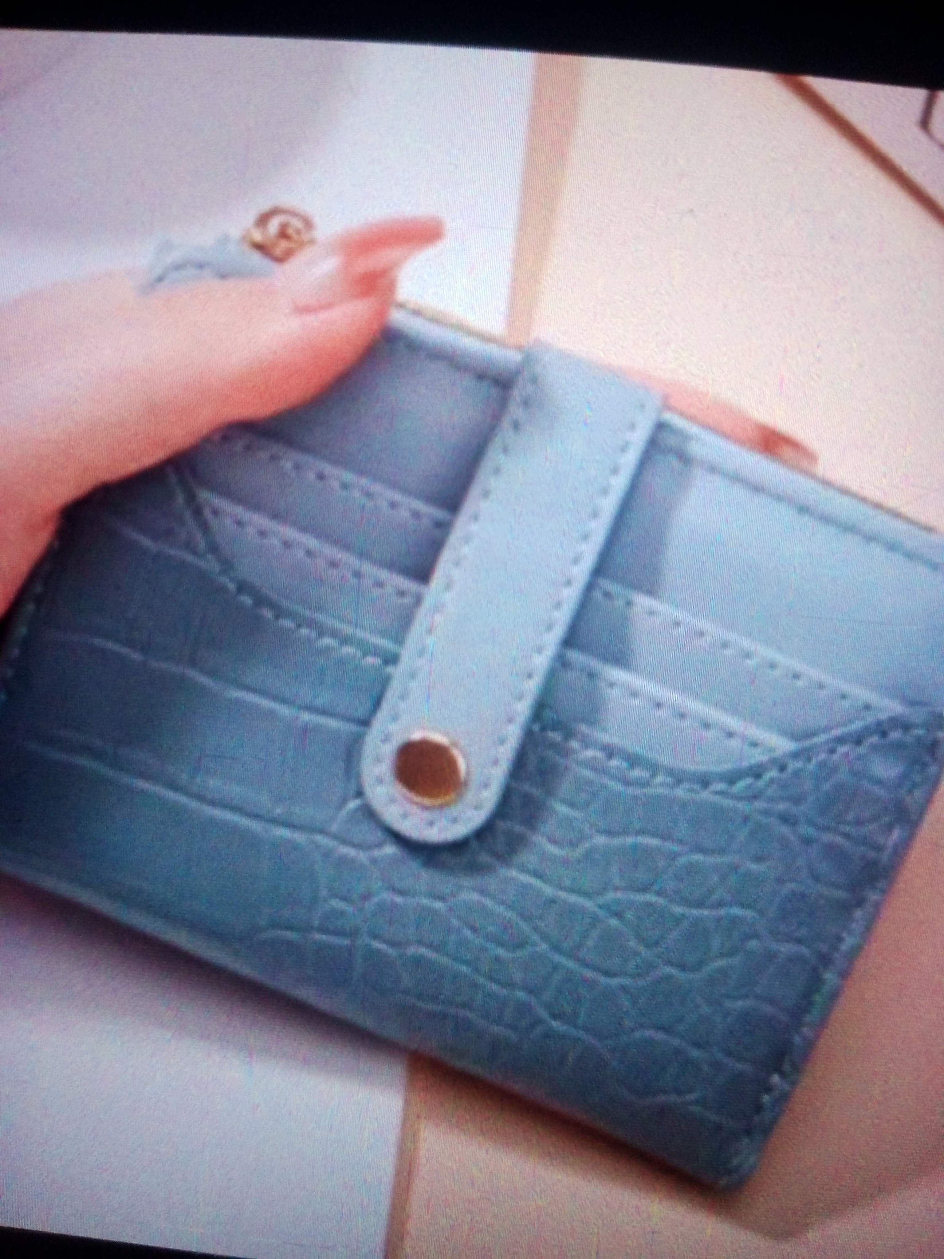 Foto laporan dompet warna hijau, didalamnya ada uang dan STNK (HB4351)