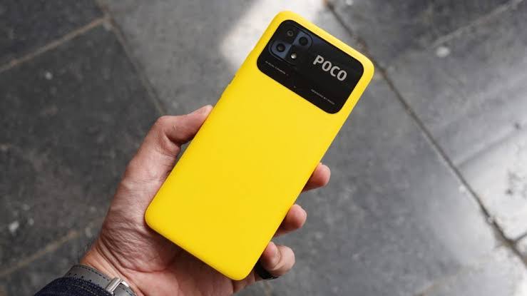 Foto laporan Hp pocco c40 (kuning) (HB4587)