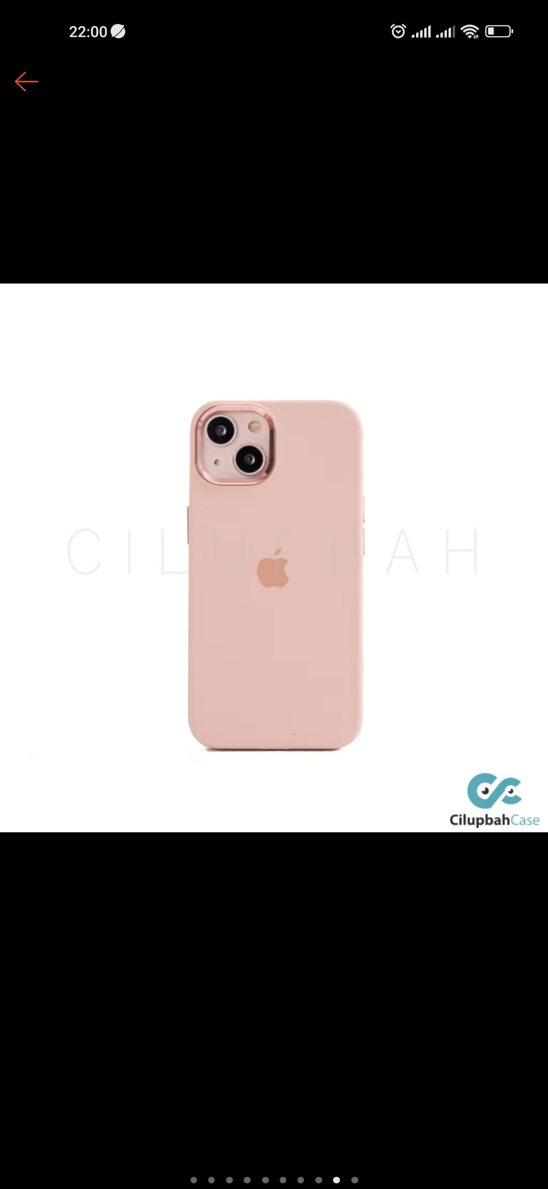 Foto laporan Hp ip 13 hitam case pink (HB4735)