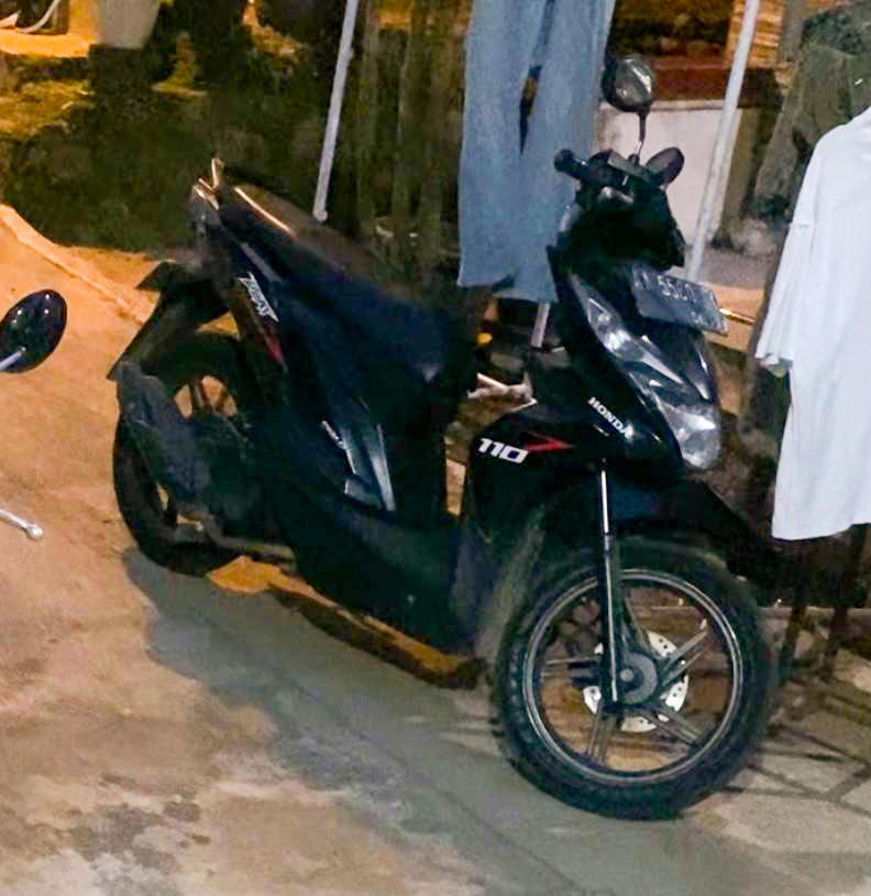 Foto laporan sepeda motor beat (HB4753)