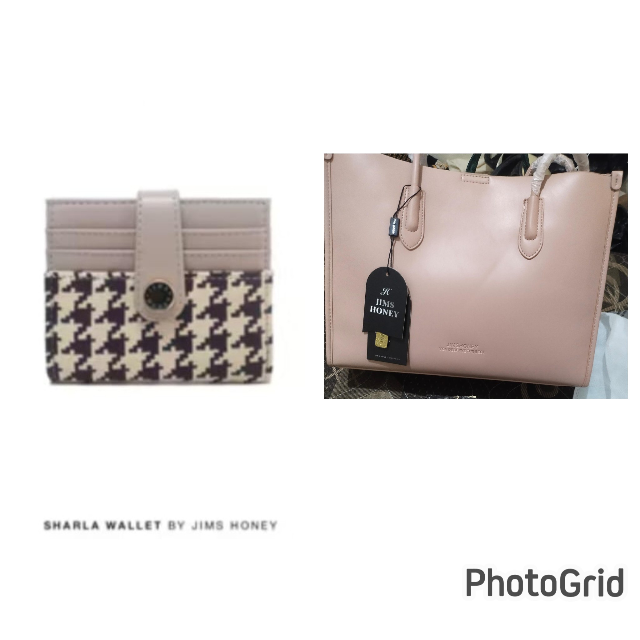Foto laporan Tas tote bag wanita warna pink salem, Dompet,dan kartu mahasiswa,KTP, SIM,uang 600 ribu (HB4860)