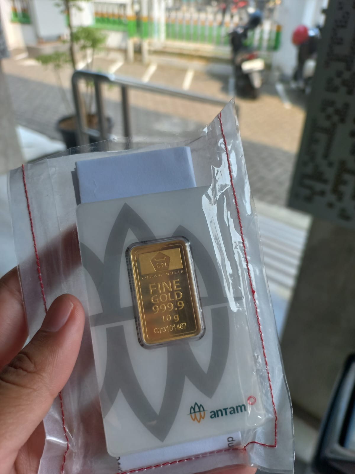 Foto laporan Emas Antam 10gram (HB4987)