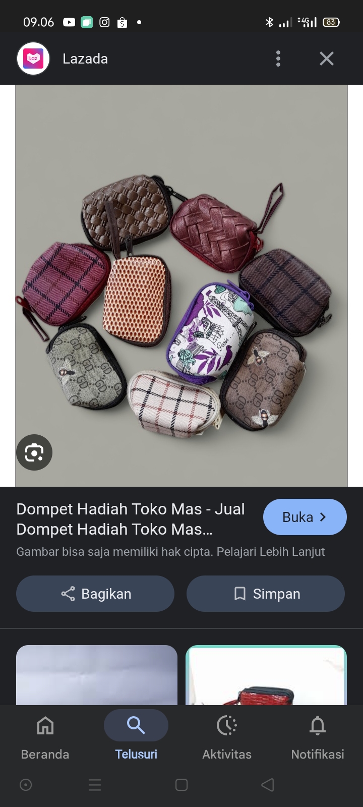 Foto laporan dompet beriisi ktp uang atm (HB5034)