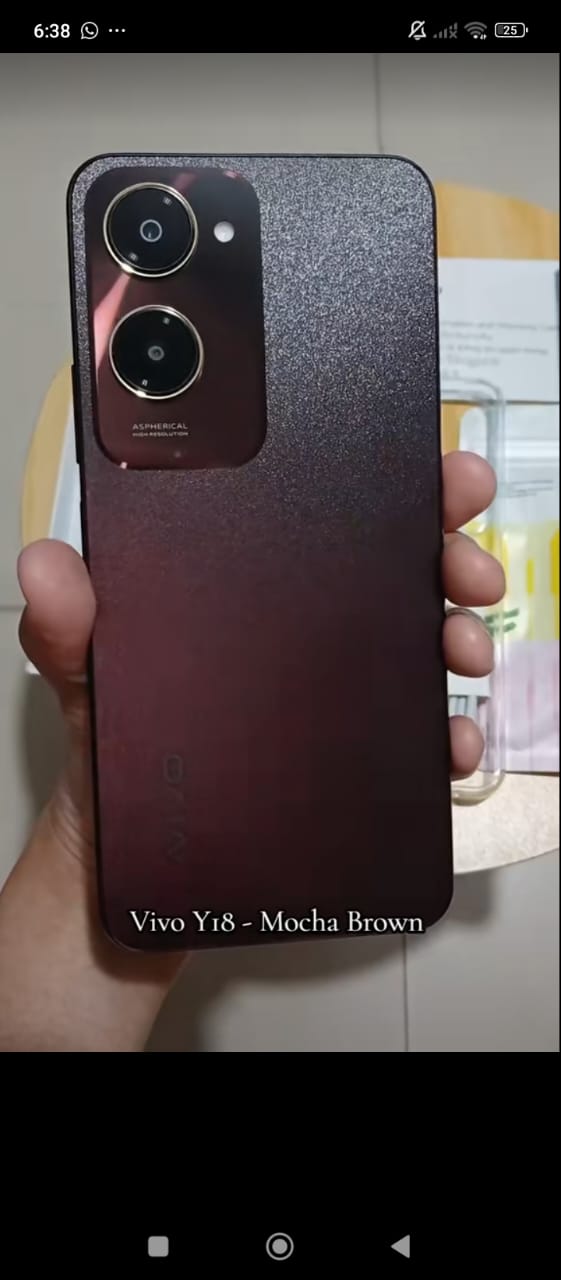 Foto laporan hp vivo y18 (HB5099)