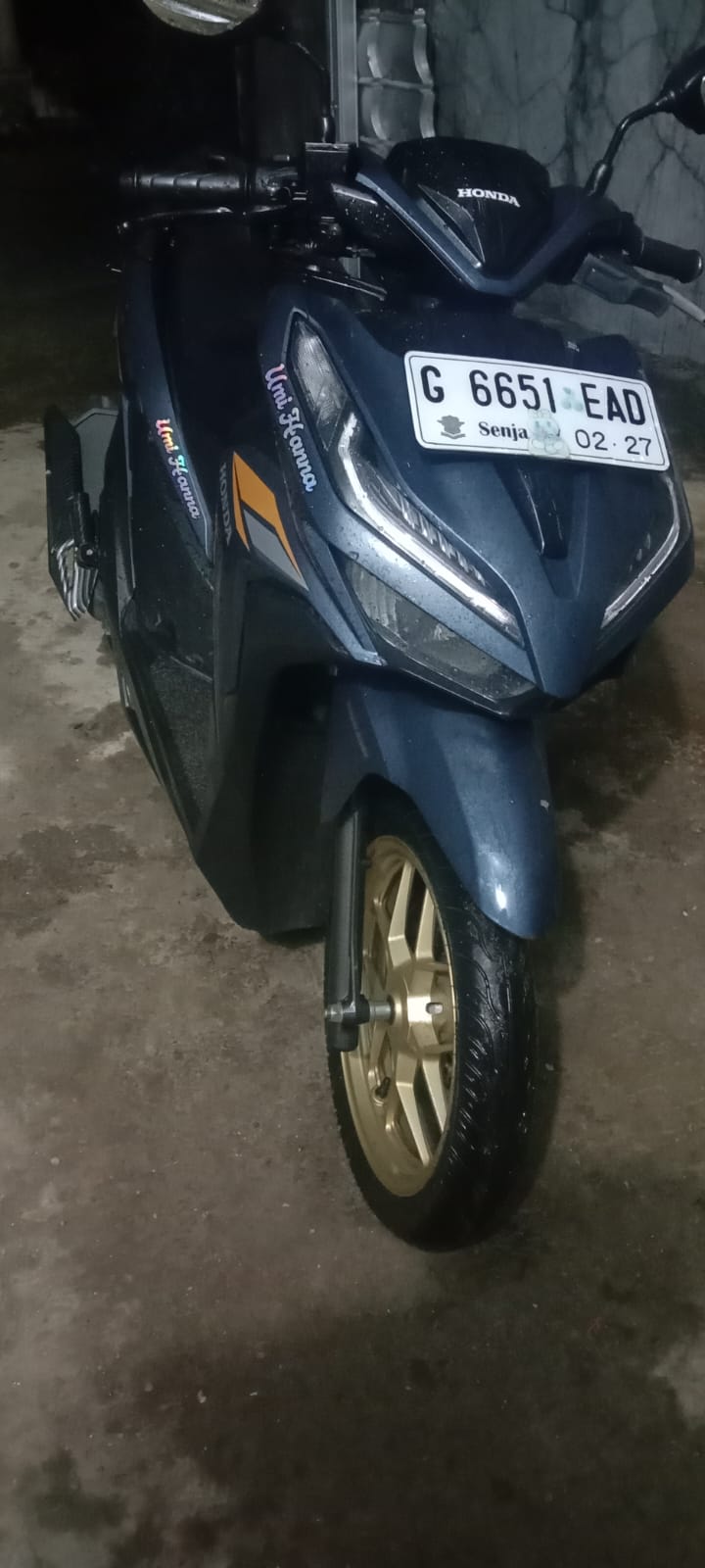 Foto laporan SPM HONDA VARIO 125 th 2022 (HB5289)