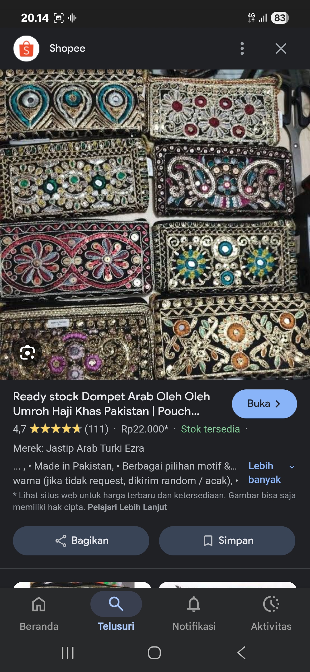 Foto laporan Dompet (HB5309)