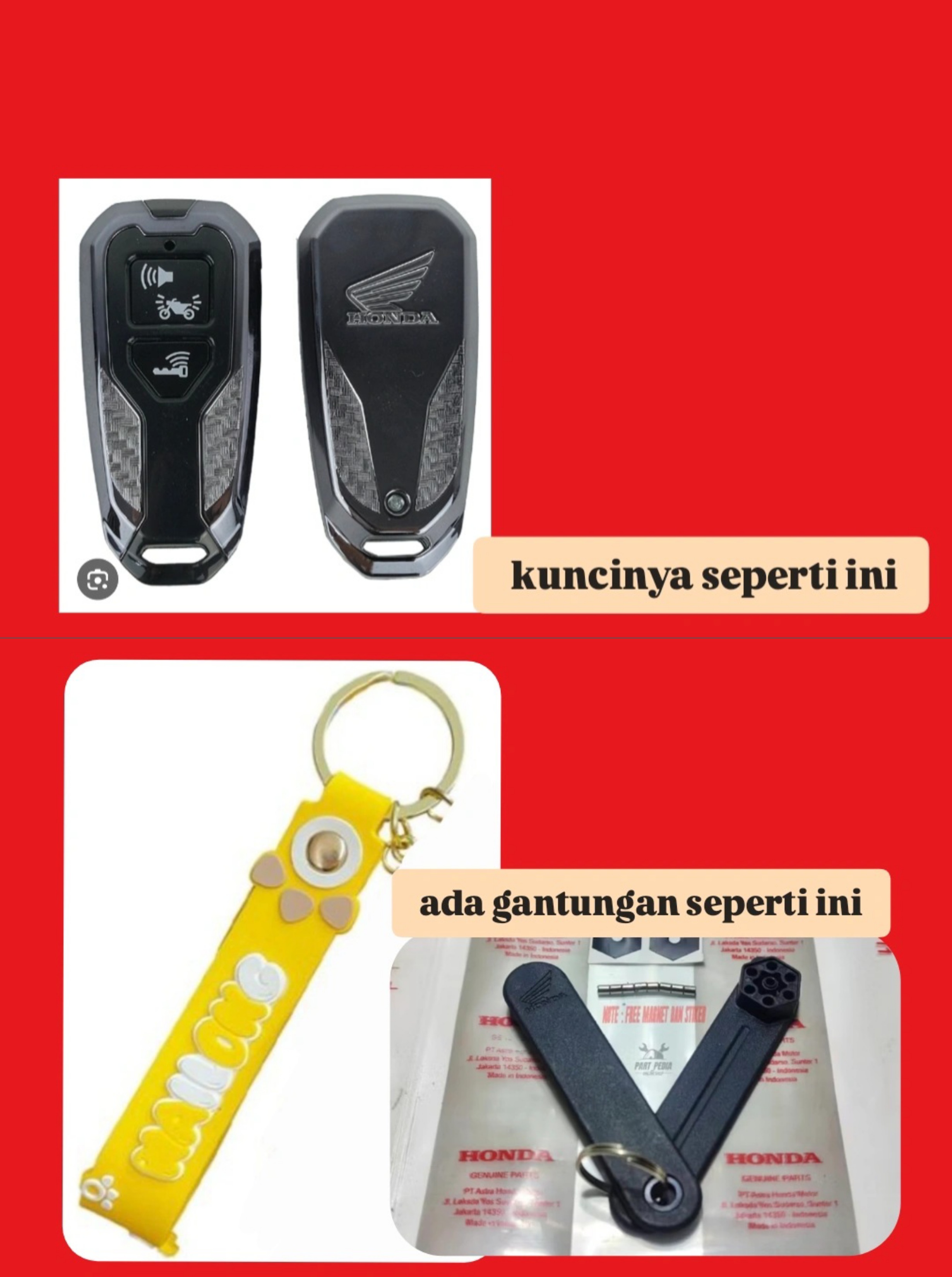 Foto laporan Remote motor vario keyless (HB5335)