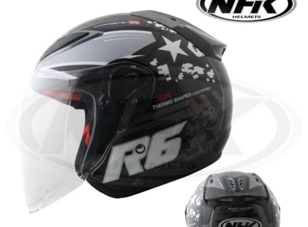 Foto laporan Helm half face nhk r6 (HB5383)