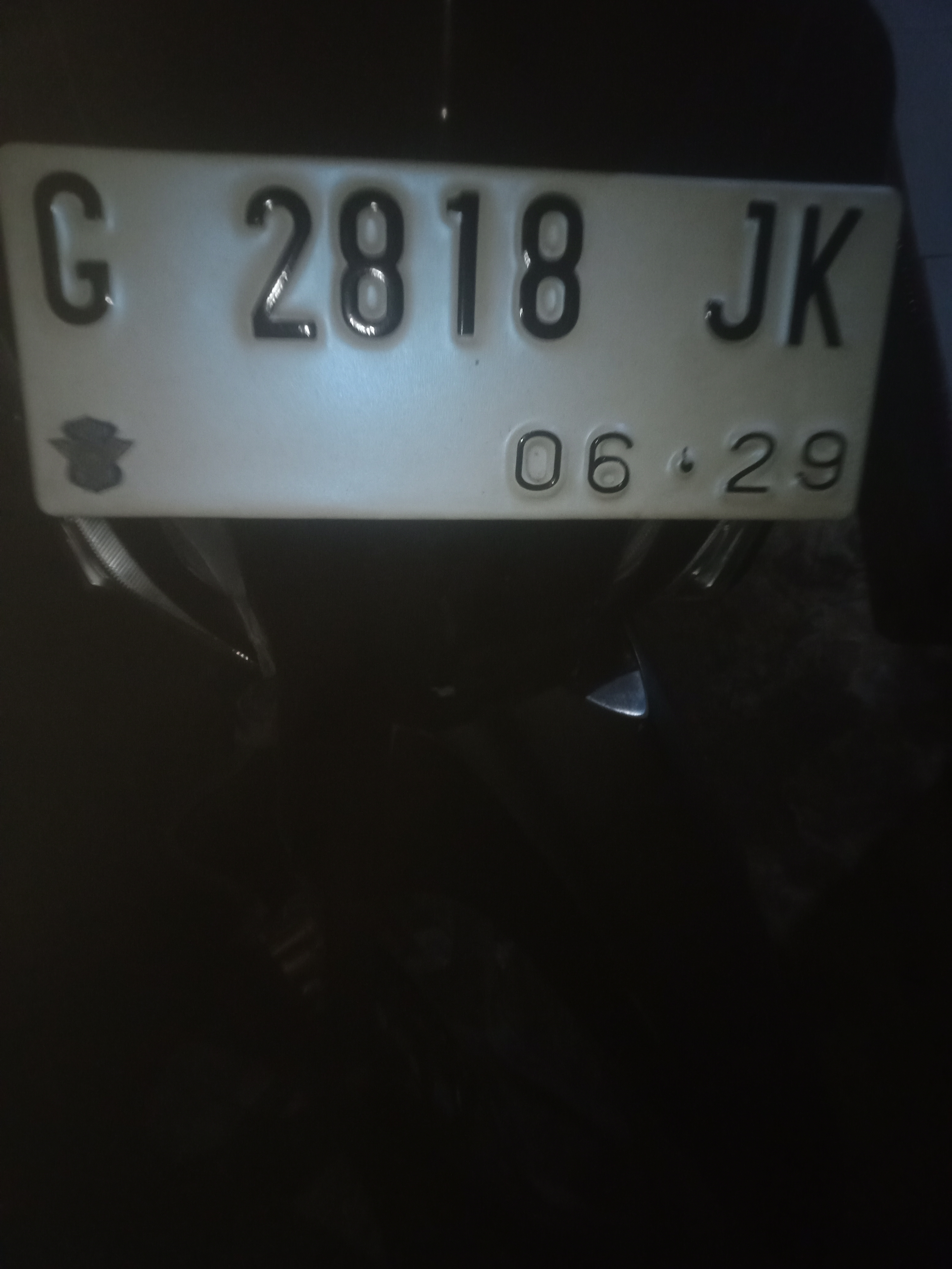 Foto laporan plat nomor G 2818 JK (HB5410)