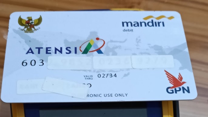 Foto laporan Kartu atm atensi mandiri (HB5458)