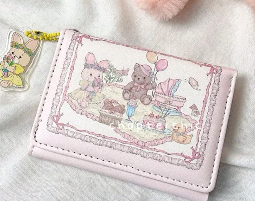 Foto laporan dompet warna pink (HB5639)