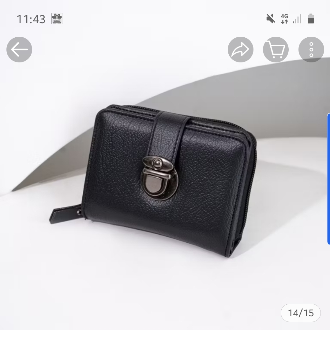 Foto laporan Dompet lipat hitam wanita (HB5741)
