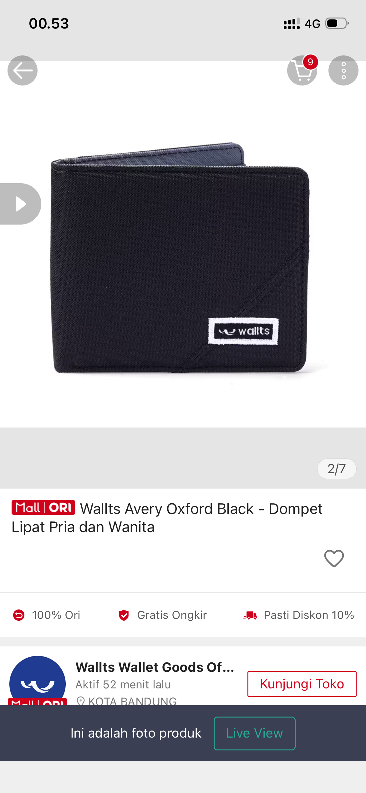 Foto laporan Dompet beserta isi ktp & kartu mahasiswa atasnama pelapor (HB5830)