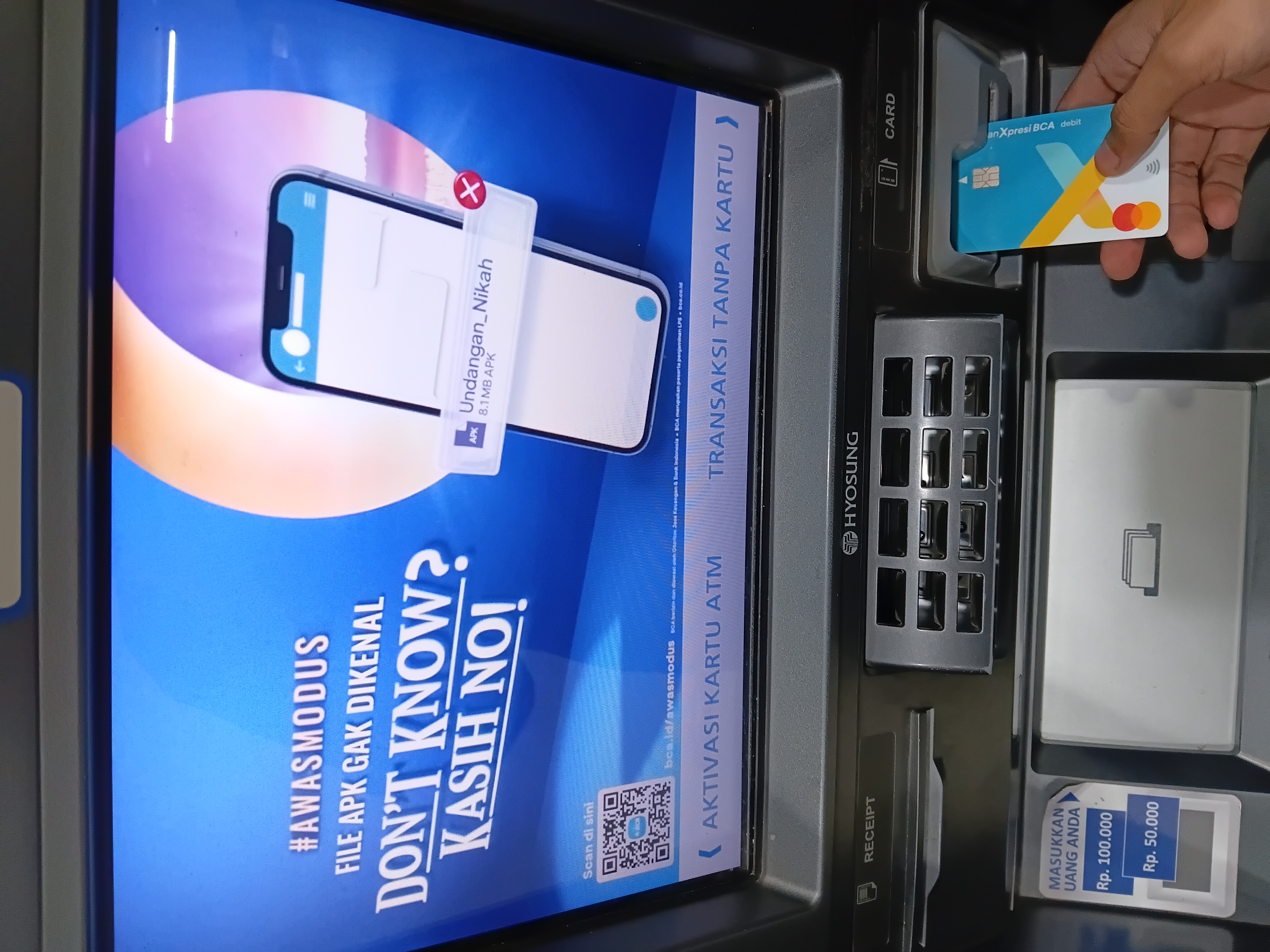 Foto laporan Kartu Atm bca (HB6207)