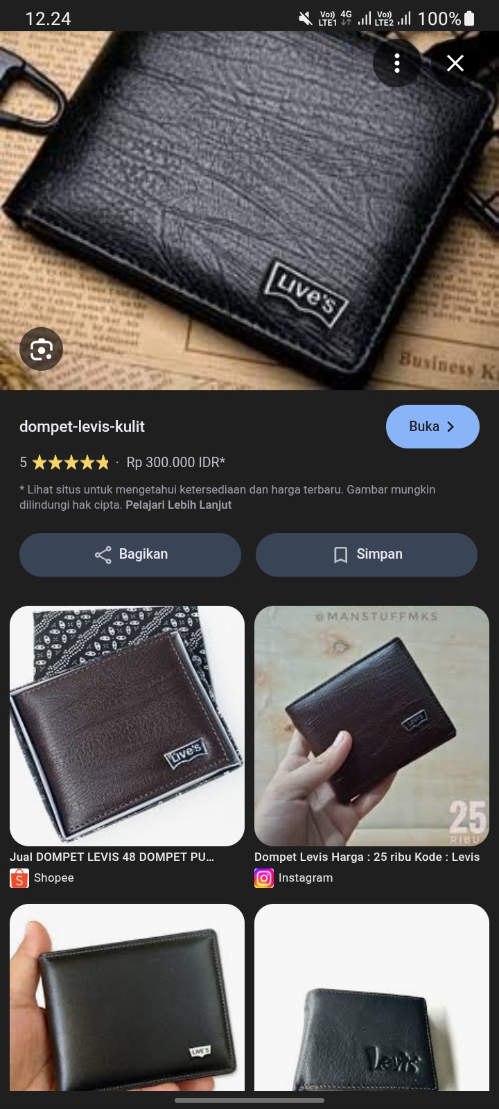 Foto laporan dompet (HB6419)