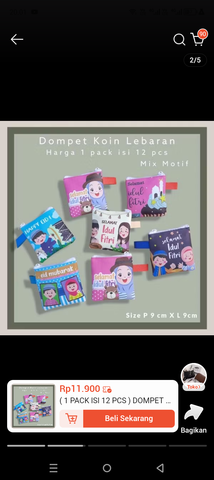 Foto laporan dompet tipis kecil ada nama mawla/maula (HB6666)