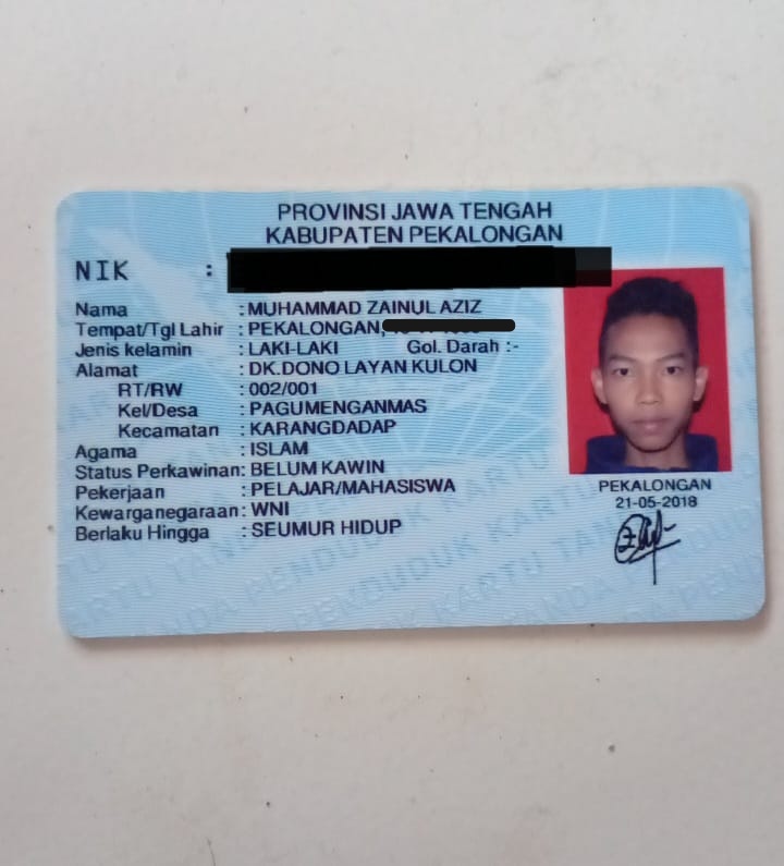Foto laporan Dompet : KTP, KIS, ATM, Uang 1 Jt an (HB6876)