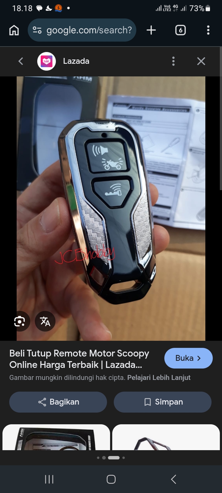 Foto laporan Remor motor scoopy (HB6942)
