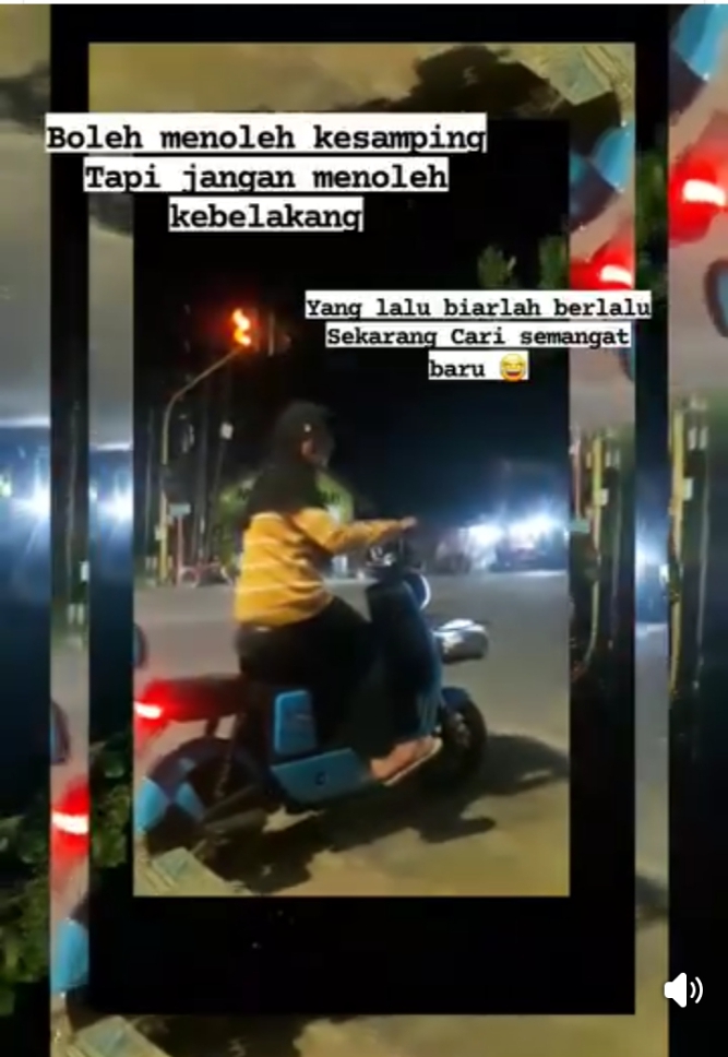 Foto laporan Kehilangan sepeda listrik merk genio (HB6971)
