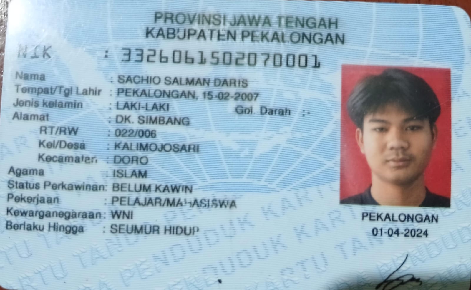 Foto laporan dompet (HB7002)