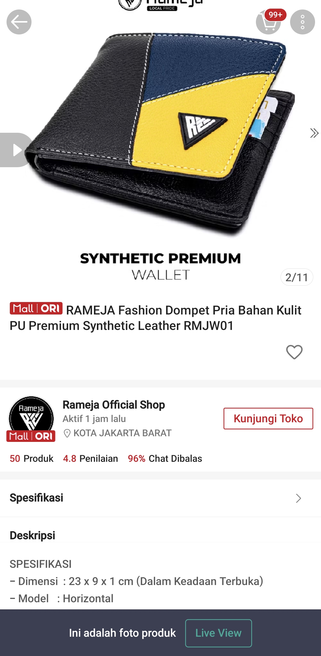 Foto laporan Dompet (HB7071)