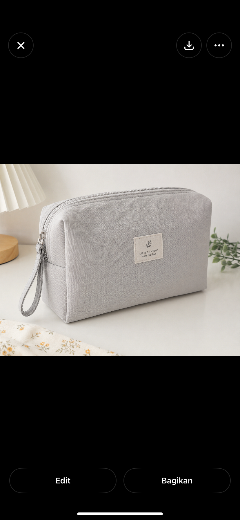 Foto laporan Dompet Pouch Abu (HB7078)