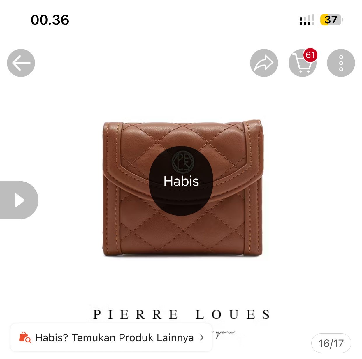 Foto laporan Dompet Merk Pierre (HB7301)