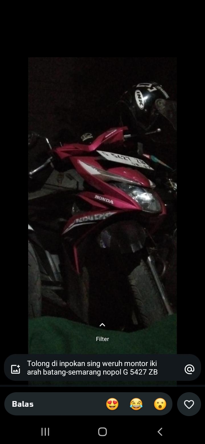 Foto laporan Motor Honda Beat (HB7309)