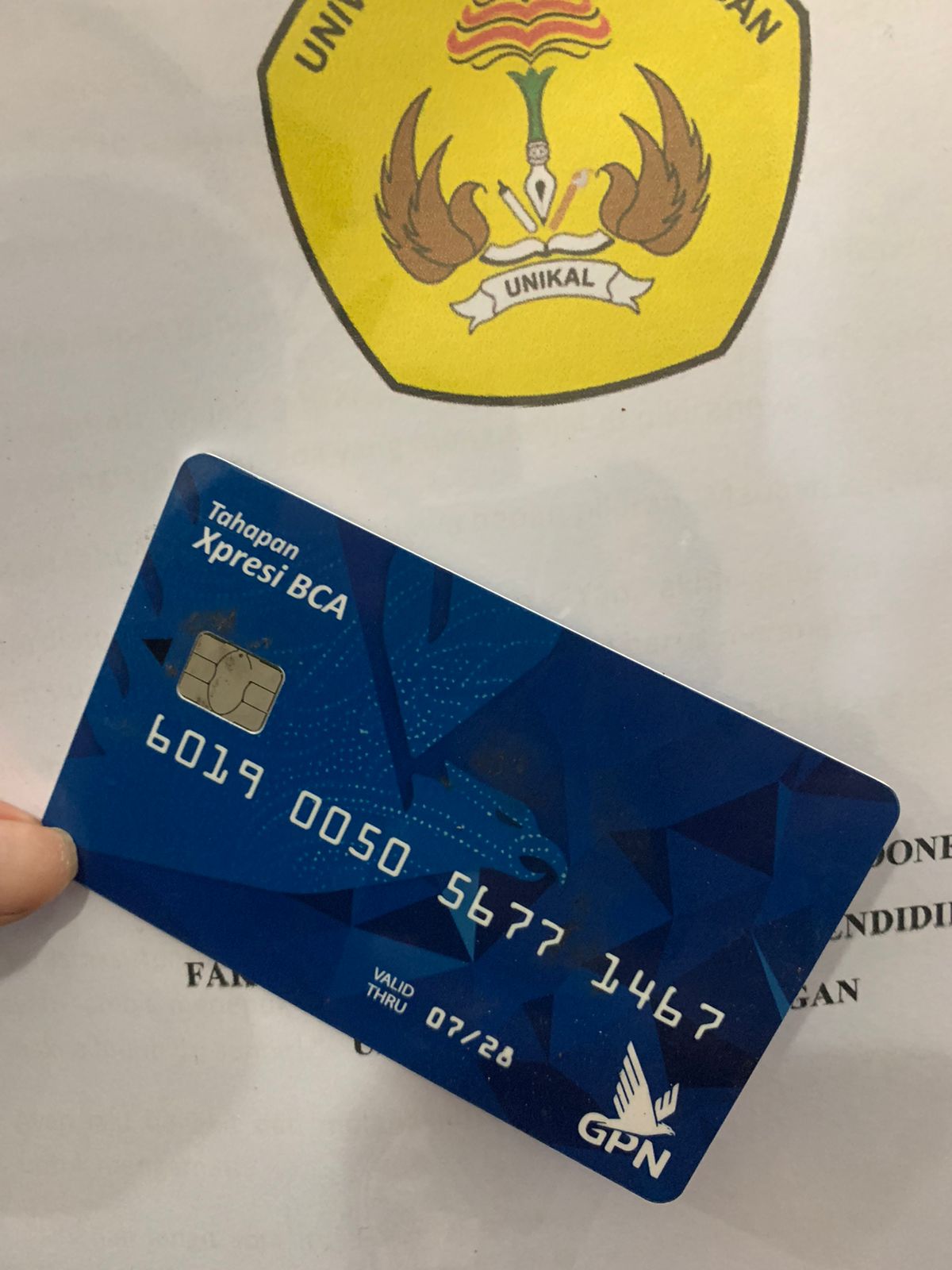 Foto laporan Atm bca (TB0001)