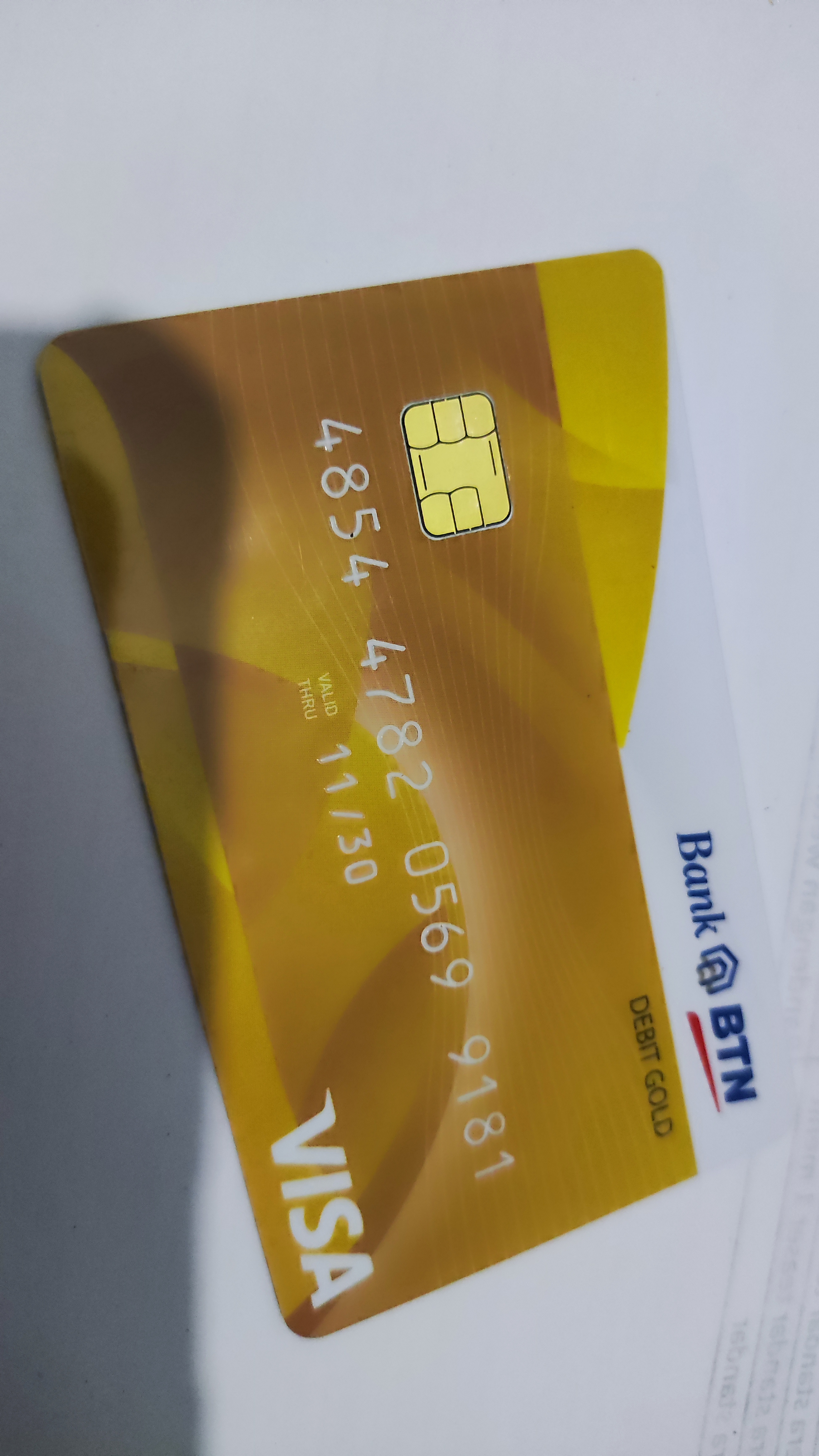 Foto laporan ATM BTN Gold (TB0004)